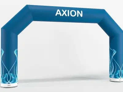 Angled inflatable arch Axion 800-1200 3D model