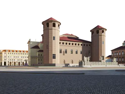 Palazzo Madama Turin  3D model