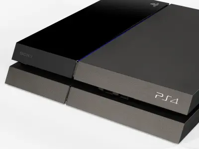 Sony PlayStation 4 Game Console Low-poly 3D model