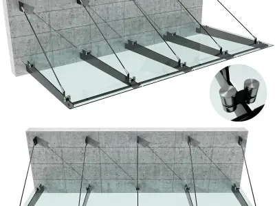 GLASS CANOPY NO14 A 3D model