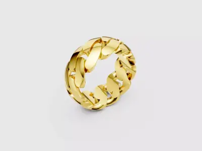 Cuban ring link  3D print model