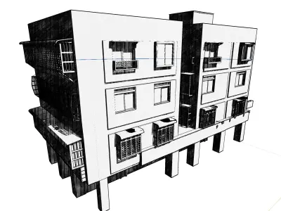 Old Apartment1 3D model