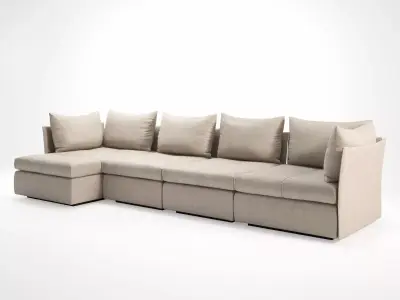 DS 19 Corner Sofa 3D model