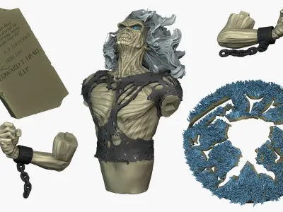 Eddie After Death 3D print model