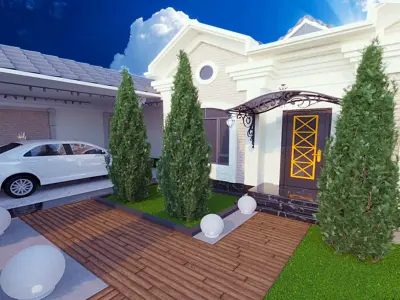 exterior  3D model get