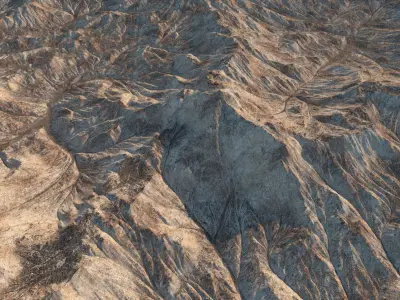 Mountain Range 3D model