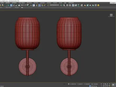 MILK MATT WALL Low-poly 3D model