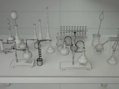 Equipment Chemistry Laboratory 3D model