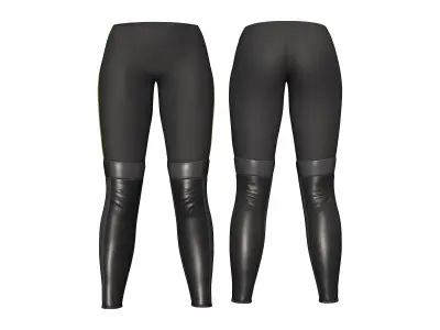 Futuristic Sci-Fi Full Outfit Jacket Pants Arm Shield Low-poly 3D model