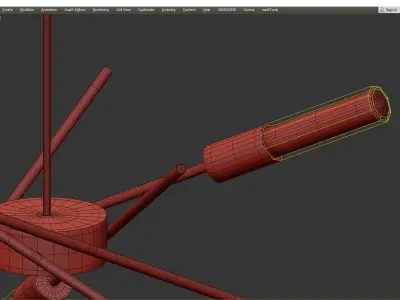 Progress Lighting P400108 Astra 6 Light Low-poly 3D model