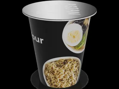 Instant noodles Instant Noodles Low-poly 3D model