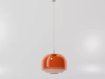 Glass Lamp Dopamine Vibrant Style - 5 Color Variants 3D model