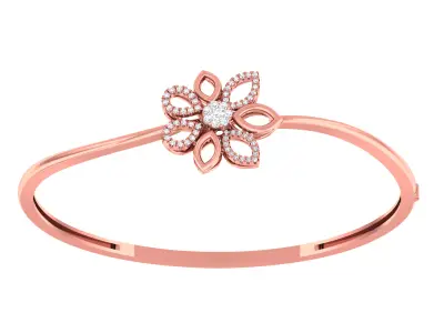 Diamond light gold bracelet 48pcs 3D Model Pack