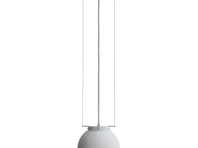 Marianne pendant light with ball hanging from it 3D model