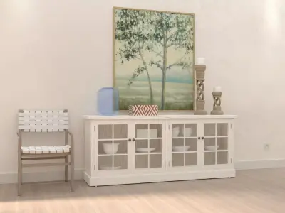 Ethan Allen Leave Your Worries At The Door Entryway 3D model