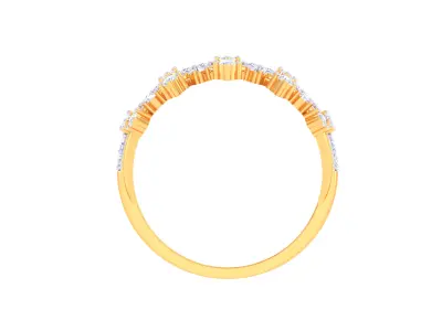  Women Crown Ring MTL 3dm STL OBJ FBX Details 3D print model buy
