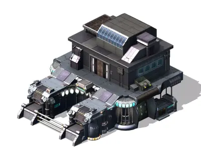 Future City - Weapons Library 03 3D model