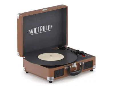 Victrola Vintage Suitcase Record Player 3D model