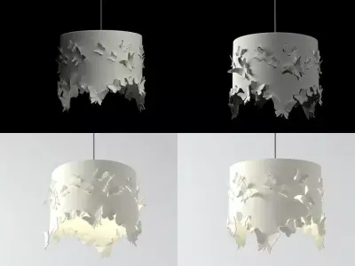 Delight Drum Shade 3D model