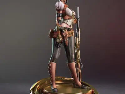 Lady Mechanika 3D print model