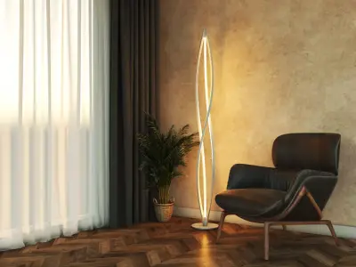 Modern Floor Lamp 3D model order
