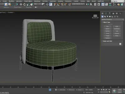 Tape Armchair BY Minotti Free 3D model