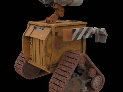 WALL-E wall - e robot 3D model