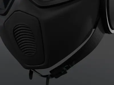 Helmet - Shark motorcycle gear 3d model for production Low-poly 3D model