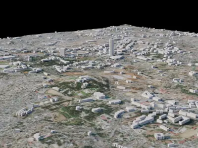 Addis Ababa - Ethiopia 3D model