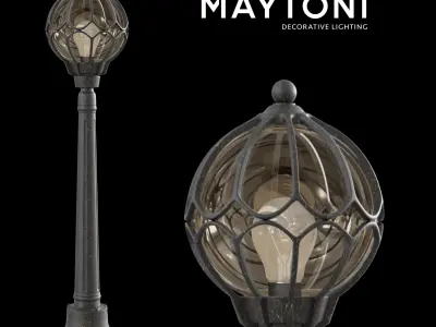 Wall Lamp Champs Elysees S110-10-01-R Maytoni Outdoor Free 3D model