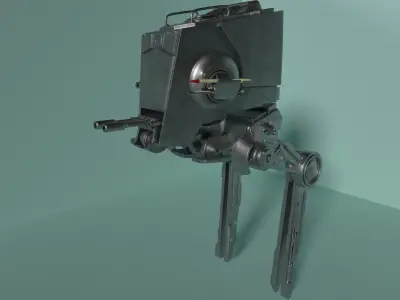 AT-ST star wars at - t machine 3D model