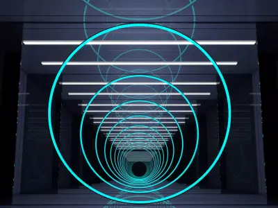  Sci Fi Interior 3D model