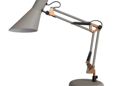Norden 01032-1 gray office table lamp 3D model