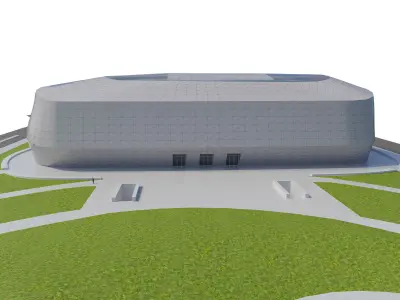 Baku Congress Hall 3D model