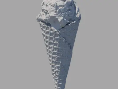  Ice Cream Waffle Cone 3 Flavours 