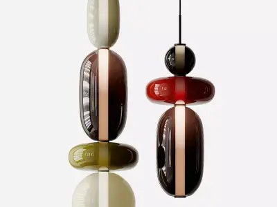 Pebbles Pendant Lighting from Bomma 3D model