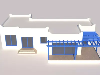 Greek House 3D model