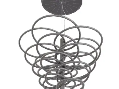 ceiling suspension lamp 3D model
