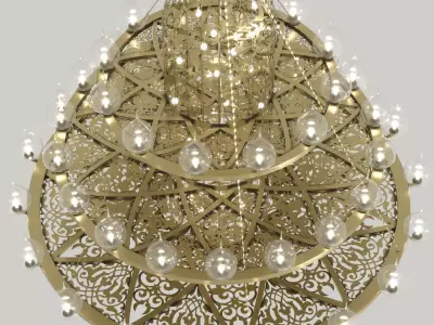 lamp Pendant oriental 2021-03 3D model