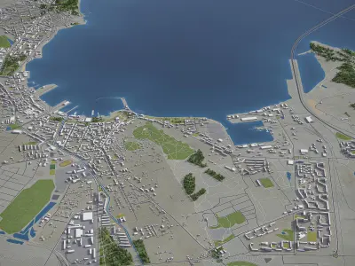 Kerch  Low-poly 3D model