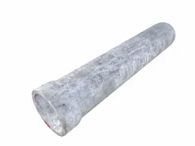 Concrete Pipe Low-poly 3D model