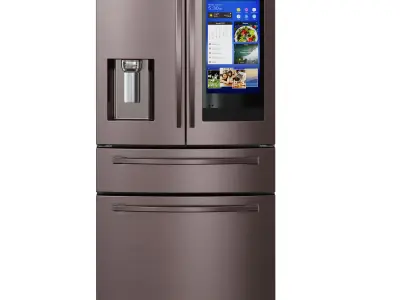 Samsung French Door Refrigerator 36inch 3D model