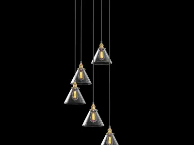 FUNNEL ROUND PENDANT 3D model