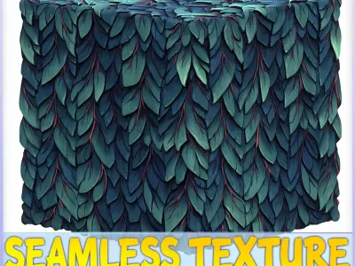 Stylized Foliage Seamless Texture Texture purchase