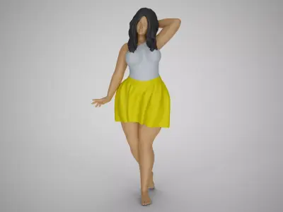 Pretty Girl Next Door 3D print model