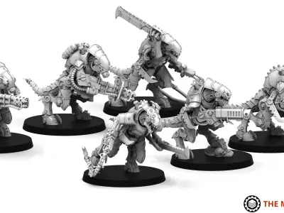 Iron Hive - Warriors MK2 extra pack 3D print model