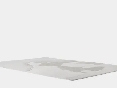 Cotton Rug Low-poly 3D model