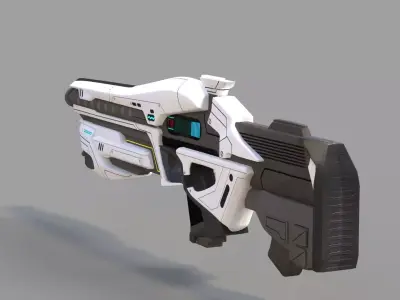 Science Fiction Gun 4 3D model
