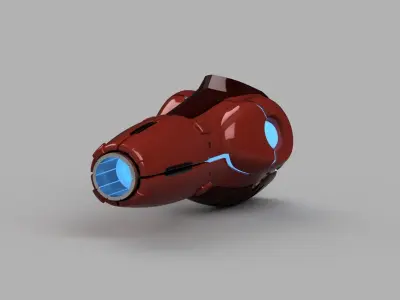 Metroid Dread Samus Aran Omega Arm Cannon With Firing Action 3D print model