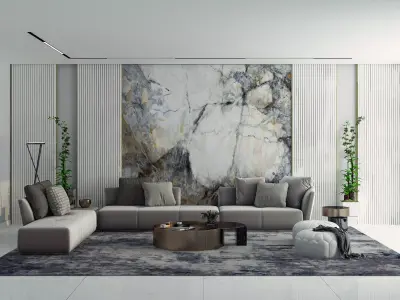 Tranquil Room Interior Design 3D model